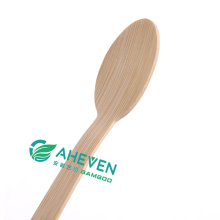 Eco-friendly Compostable Green Natural Bamboo Tableware Bamboo Spoon Cutlery